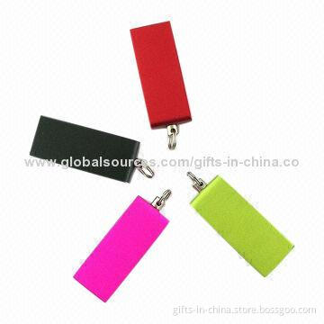 Multi-color Mini USB Flash Drives, Anti-shock and Moisture-resistant, OEM Orders Welcomed